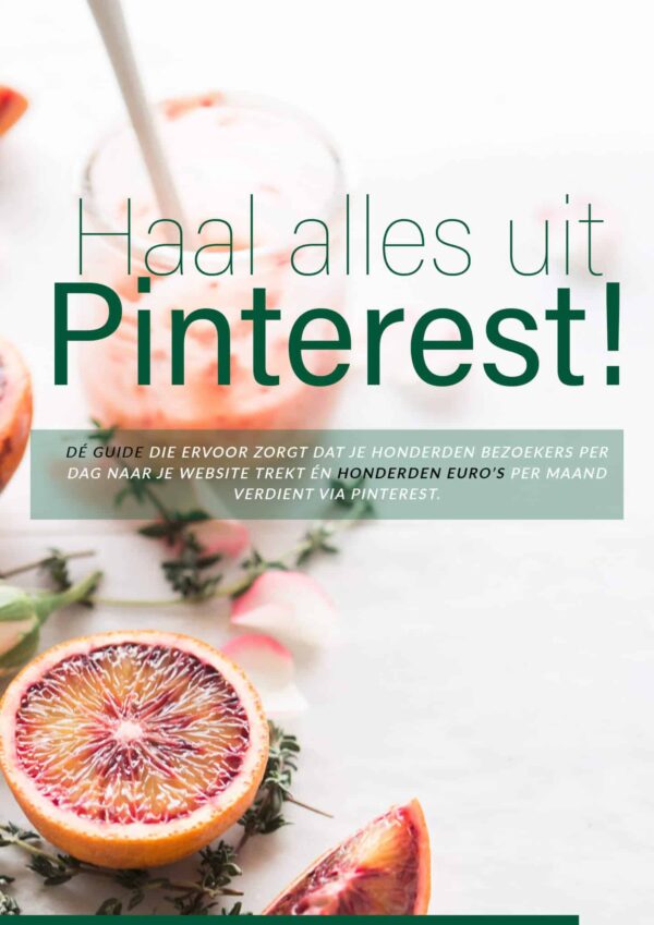 E-book 'Haal alles uit Pinterest'